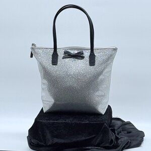 Kate Spade New York Mavis Street Jeralyn Silver Glitter Purse